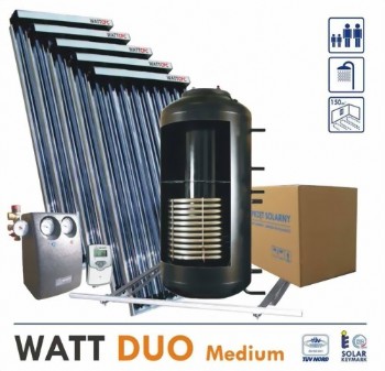 Solárna zostava s vákuovými kolektormi WATT Duo Medium